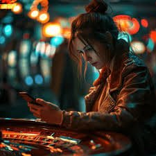Philippines mobile user checking payment notes before account access